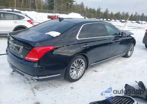2017 Genesis G90 5.0 Ultimate z USA, uszkodzony, nr VIN KMHG54JH0HU030529